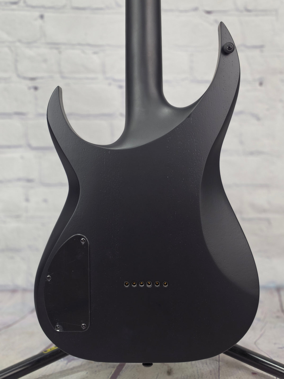 Schecter Guitars KM-6 Mk III EX Extended Keith Merrow Electric Guitar 28" Baritone Satin Black Open Pore