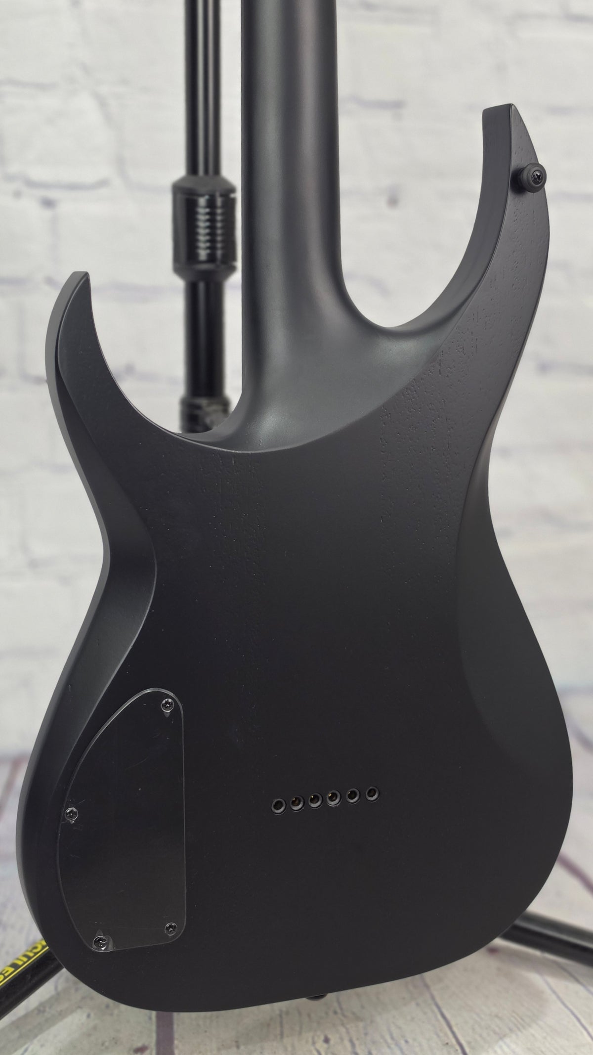 Schecter Guitars KM-6 Mk III EX Extended Keith Merrow Electric Guitar 28" Baritone Satin Black Open Pore