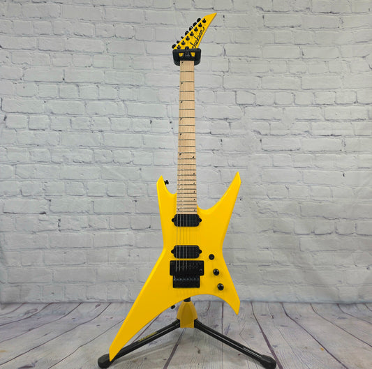 Jackson Guitars Pro Series Signature Dave Davidson Warrior WR7 MAH MPL 7 String Electric Guitar Racing Yellow