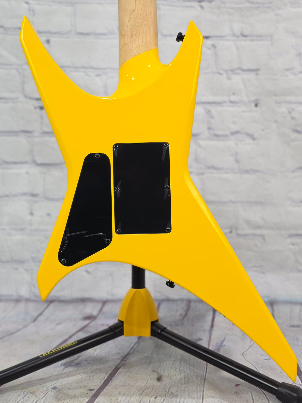 Jackson Guitars Pro Series Signature Dave Davidson Warrior WR7 MAH MPL 7 String Electric Guitar Racing Yellow