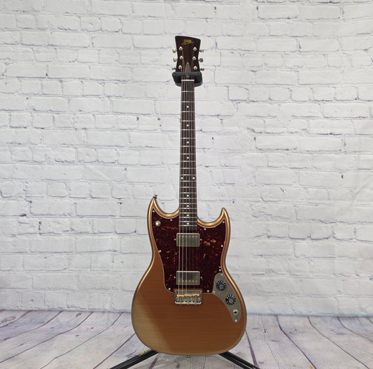 Frank Brothers Sonar 6 String Electric Guitar Faded Cognac Light Aged Relic