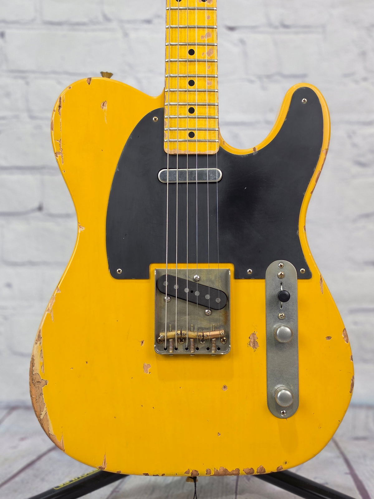 Nash Guitars T52 6 String Electric Guitar Butterscotch Blonde Heavy Aging