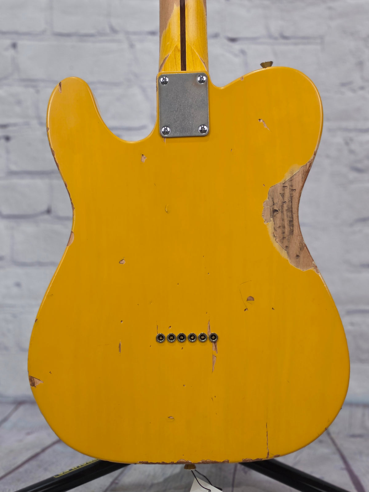 Nash Guitars T52 6 String Electric Guitar Butterscotch Blonde Heavy Aging