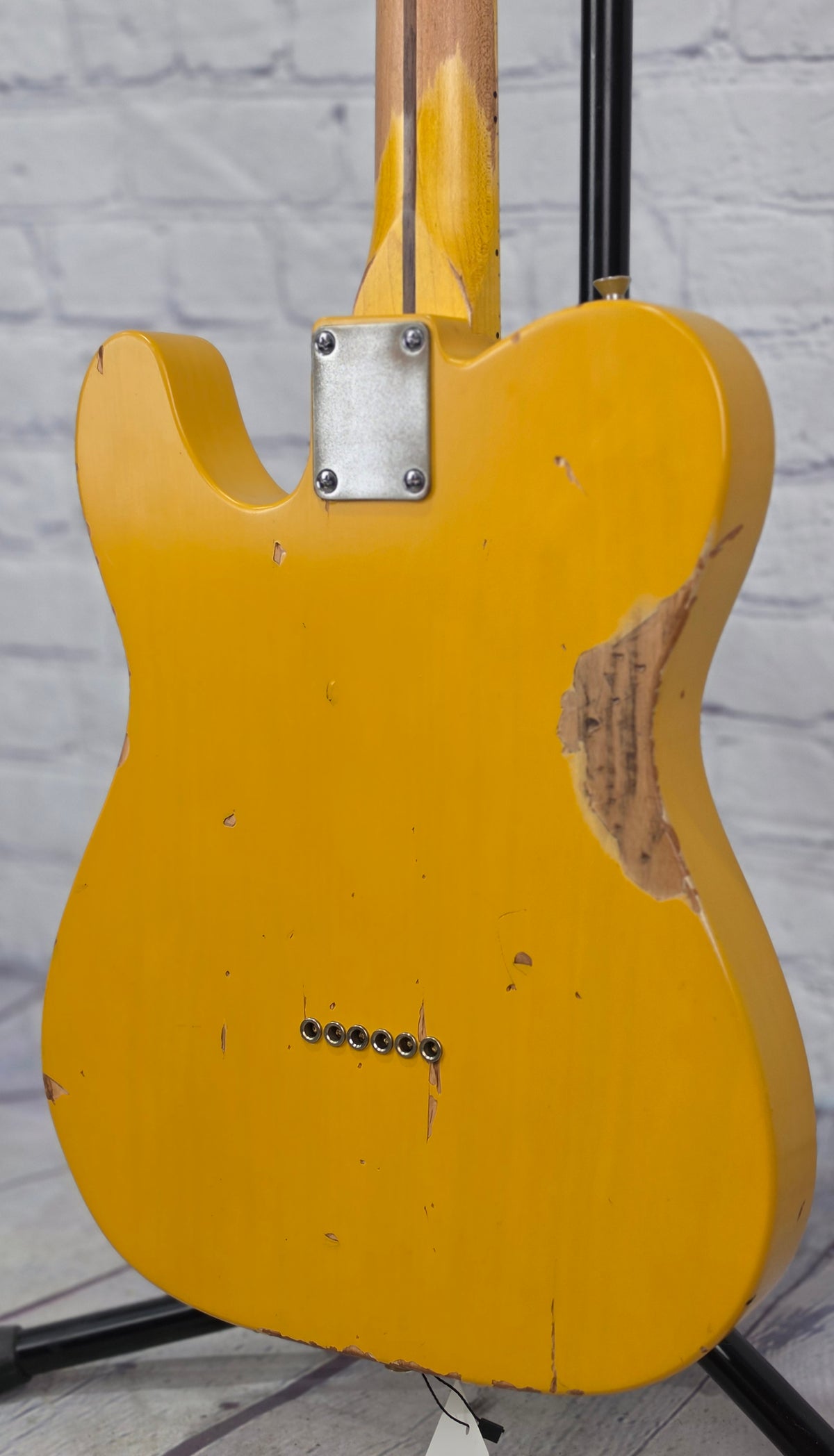 Nash Guitars T52 6 String Electric Guitar Butterscotch Blonde Heavy Aging