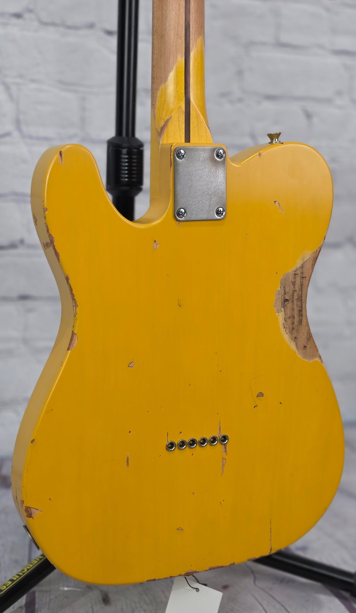 Nash Guitars T52 6 String Electric Guitar Butterscotch Blonde Heavy Aging