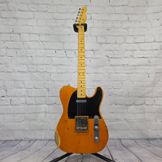 Nash Guitars T52 6 String Electric Guitar Vintage Amber Medium Aging