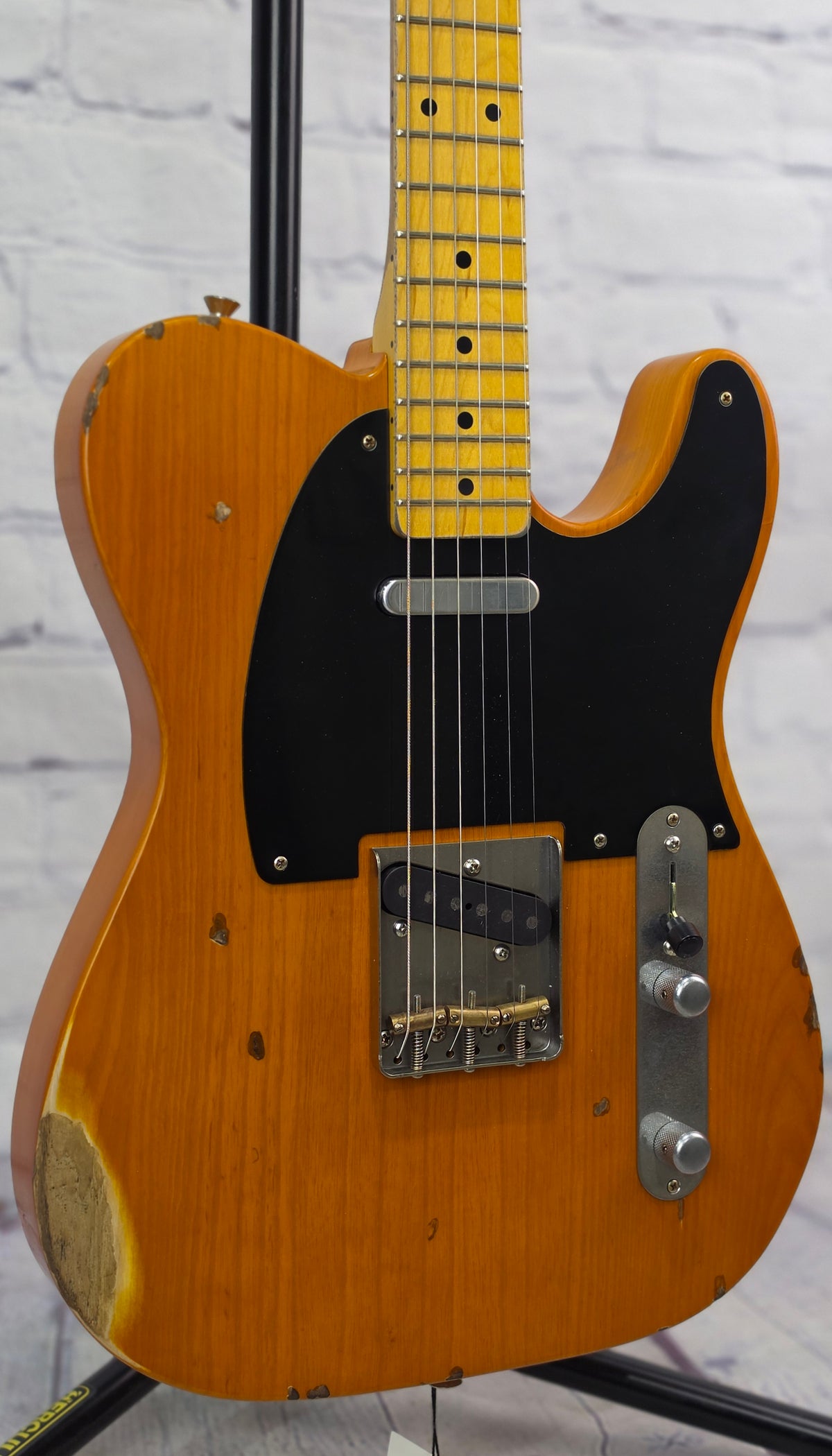 Nash Guitars T52 6 String Electric Guitar Vintage Amber Medium Aging