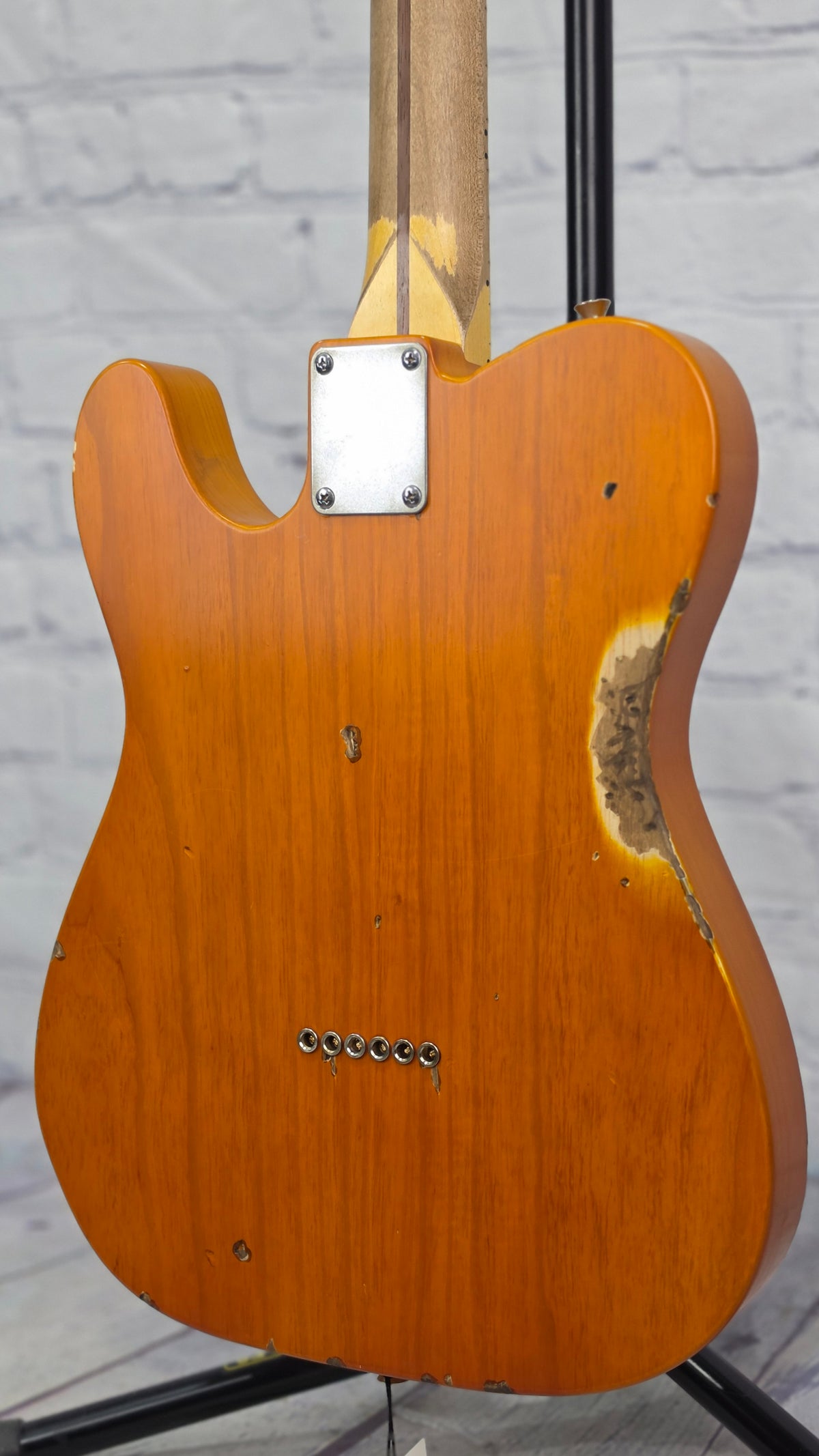 Nash Guitars T52 6 String Electric Guitar Vintage Amber Medium Aging