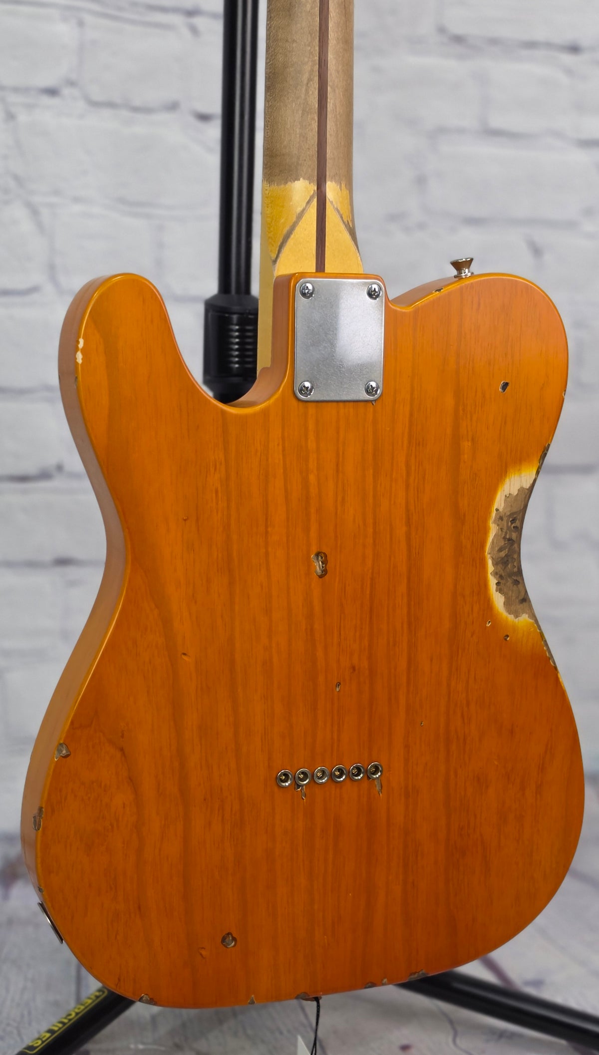 Nash Guitars T52 6 String Electric Guitar Vintage Amber Medium Aging
