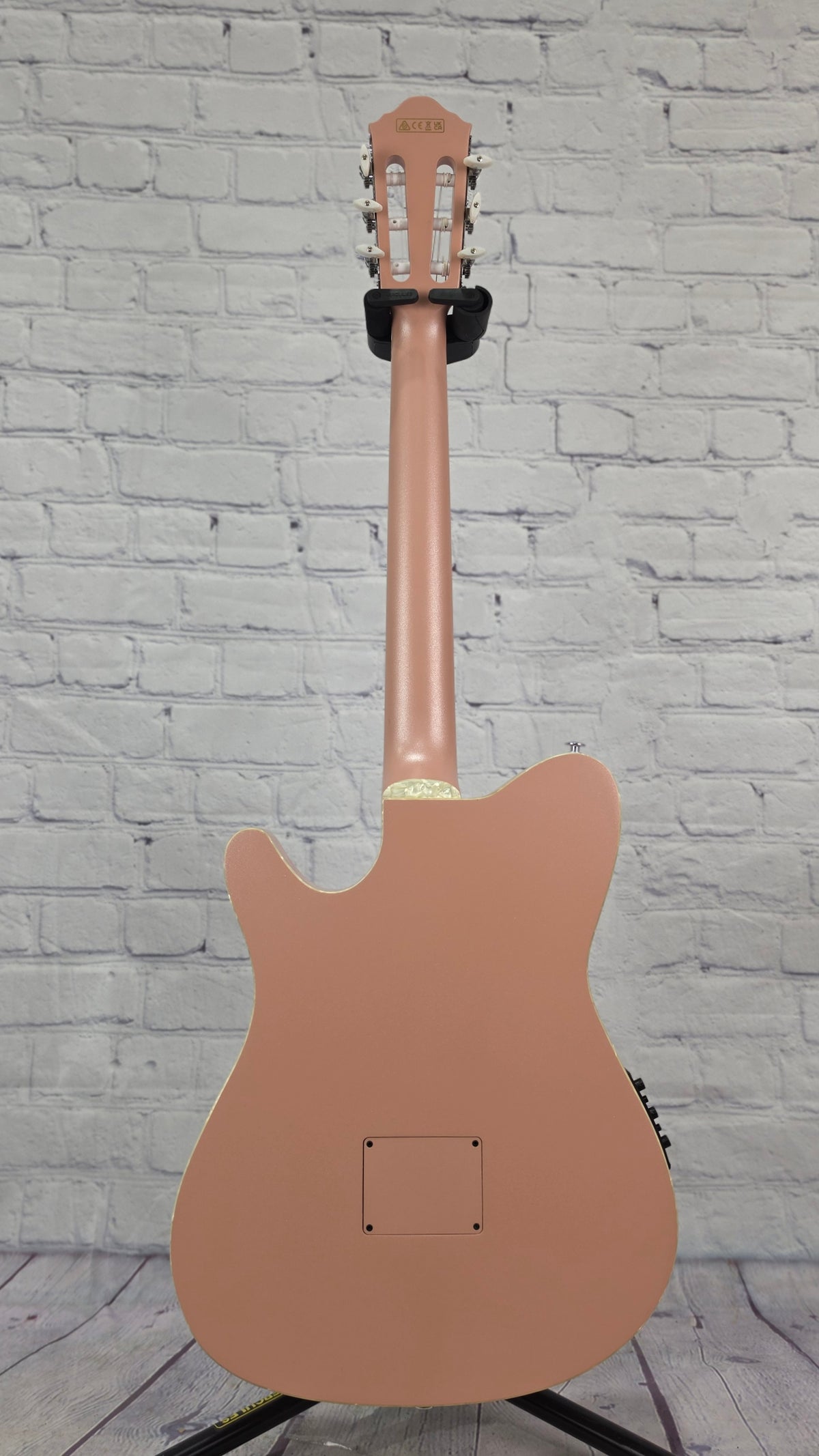Ibanez TOD10N PAF Tim Henson Nylon String Acoustic Guitar Pearl Pink Flat