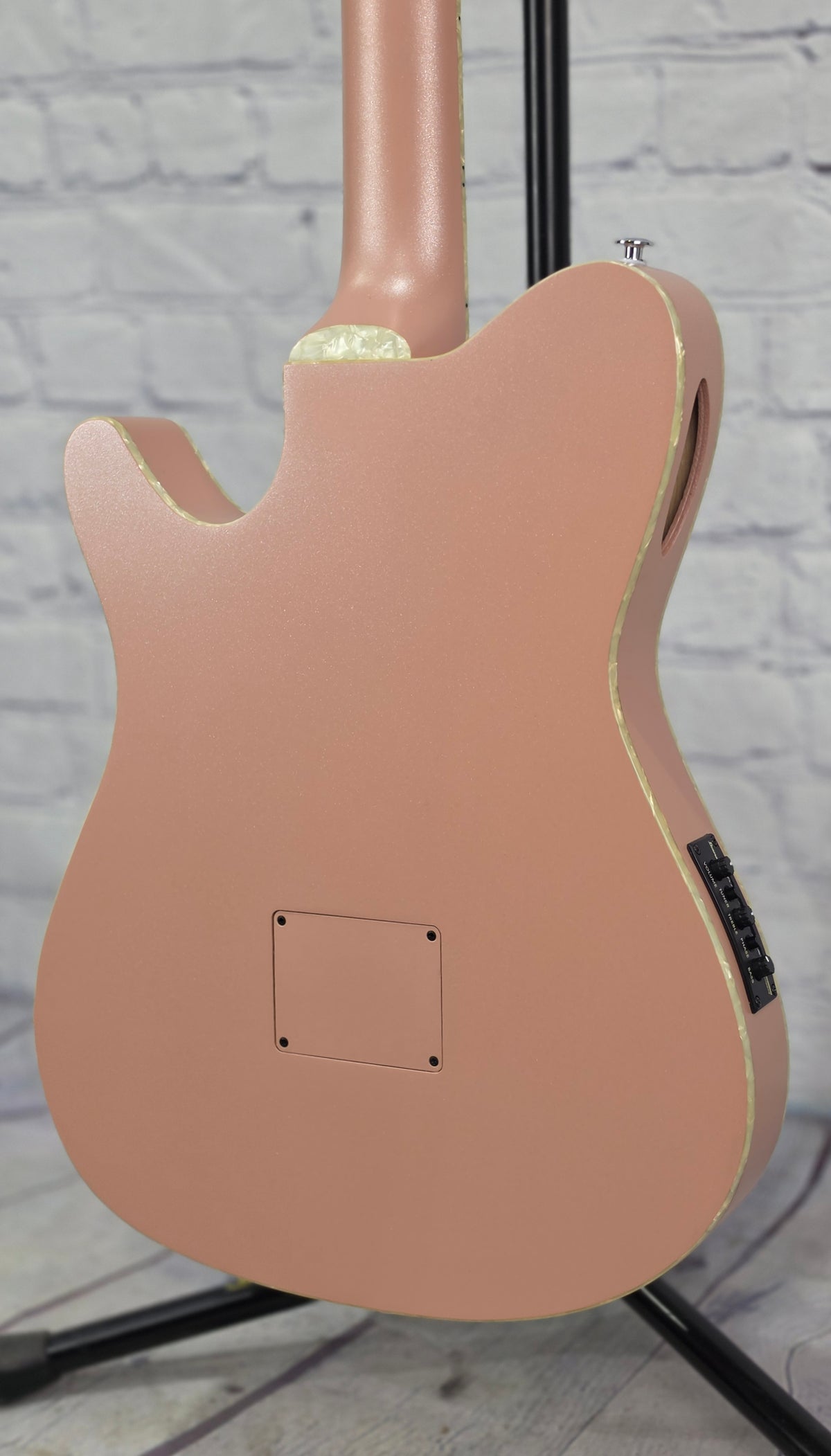 Ibanez TOD10N PAF Tim Henson Nylon String Acoustic Guitar Pearl Pink Flat