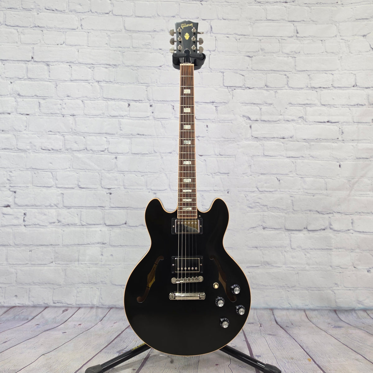 USED Gibson ES-339 Semi-Hollow 6 String Electric Guitar Trans Black 2019