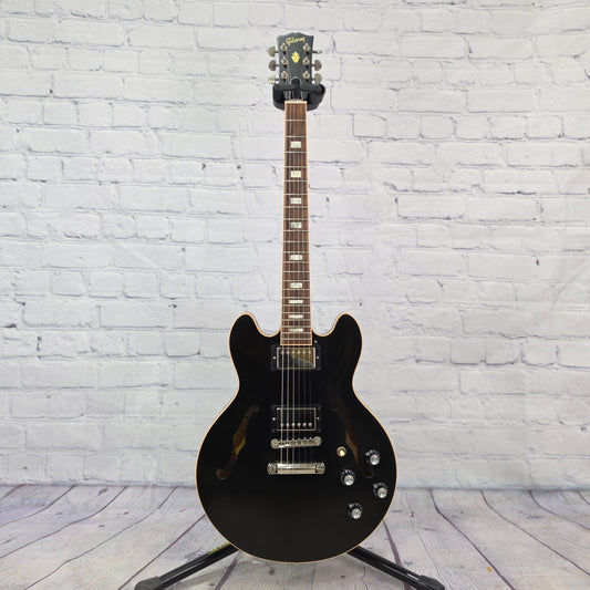 USED Gibson ES-339 Semi-Hollow 6 String Electric Guitar Trans Black 2019