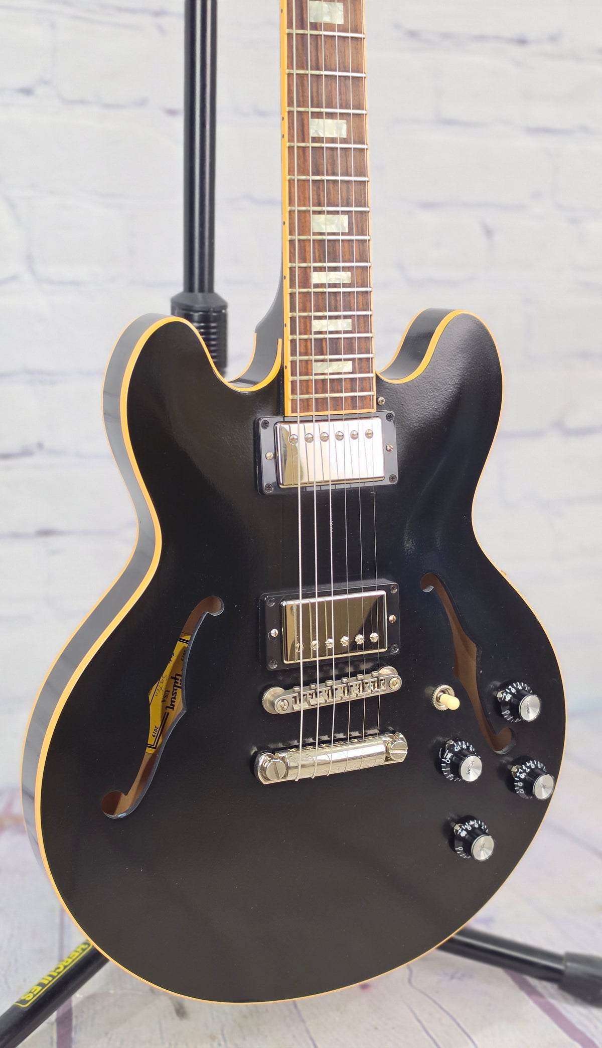 USED Gibson ES-339 Semi-Hollow 6 String Electric Guitar Trans Black 2019