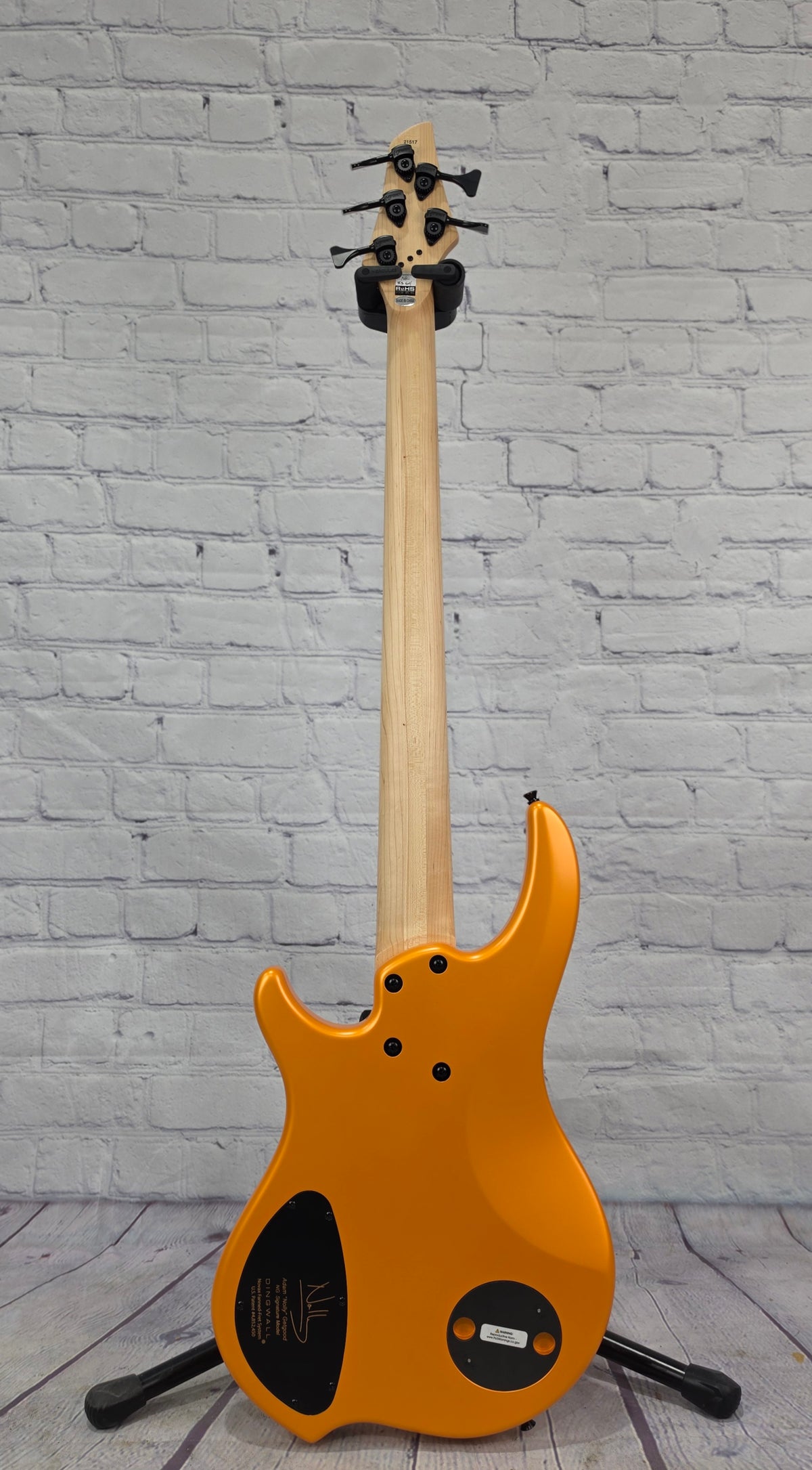 Dingwall Guitars NG3 LO Nolly 5 String Bass Guitar Lambo Orange
