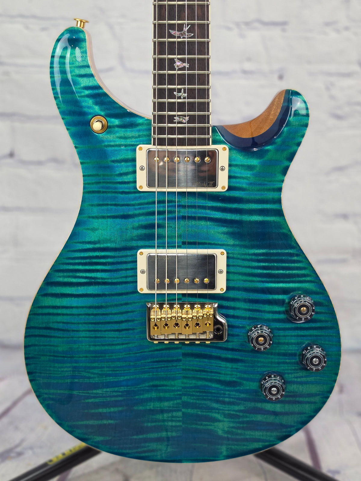 Paul Reed Smith PRS Guitars Wood Library McCarty 594 Tremolo Electric Guitar 10 Top Laguna (Private Stock Color)