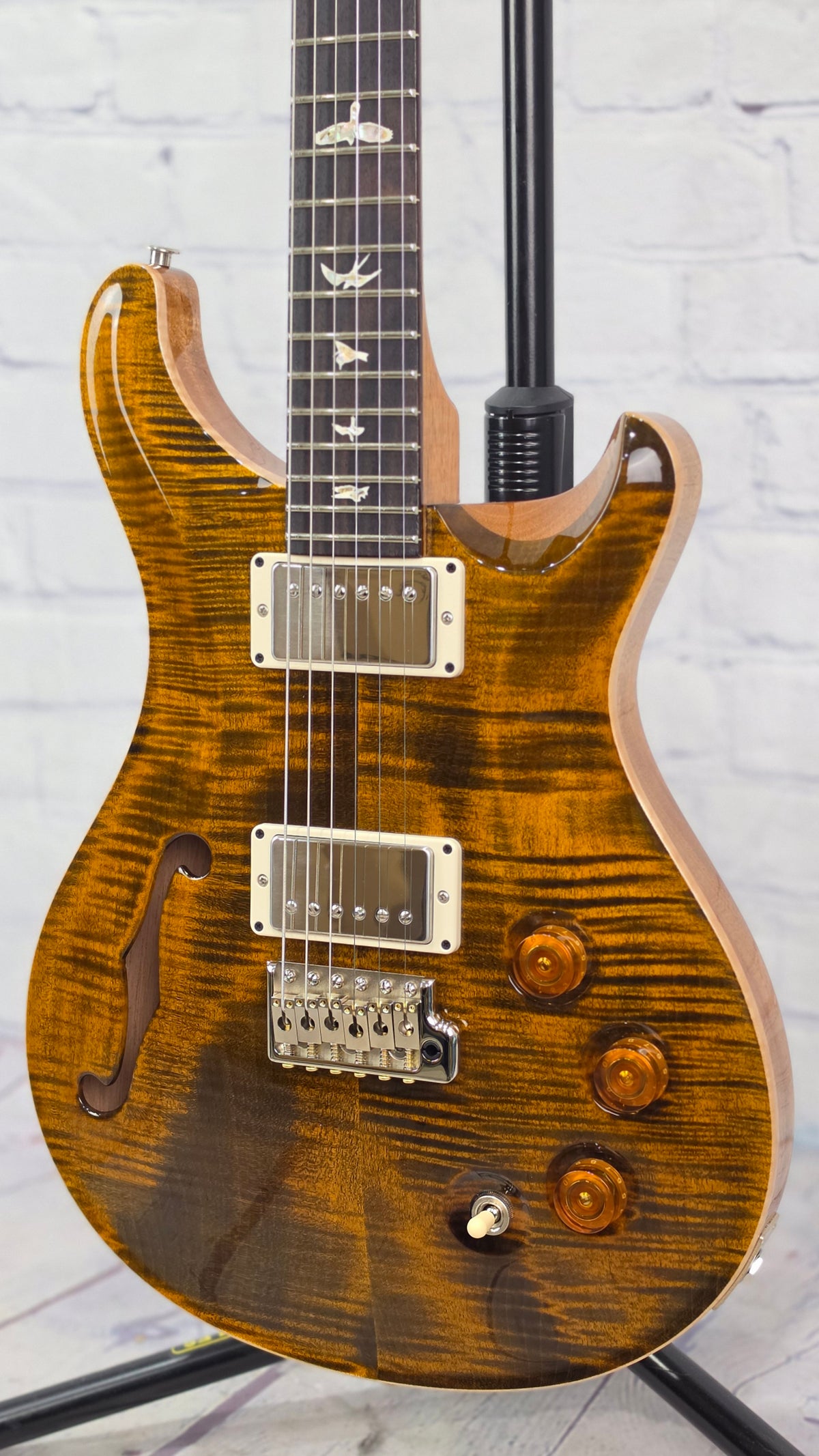 Paul Reed Smith PRS Guitars DGT David Grissom Semi-Hollow 6 String Electric Guitar Tiger Eye