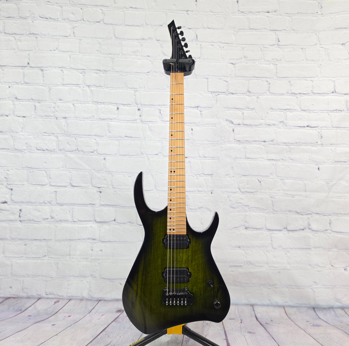 USED Kiesel Kyber 6 String Electric Guitar Moss Green Smokeburst