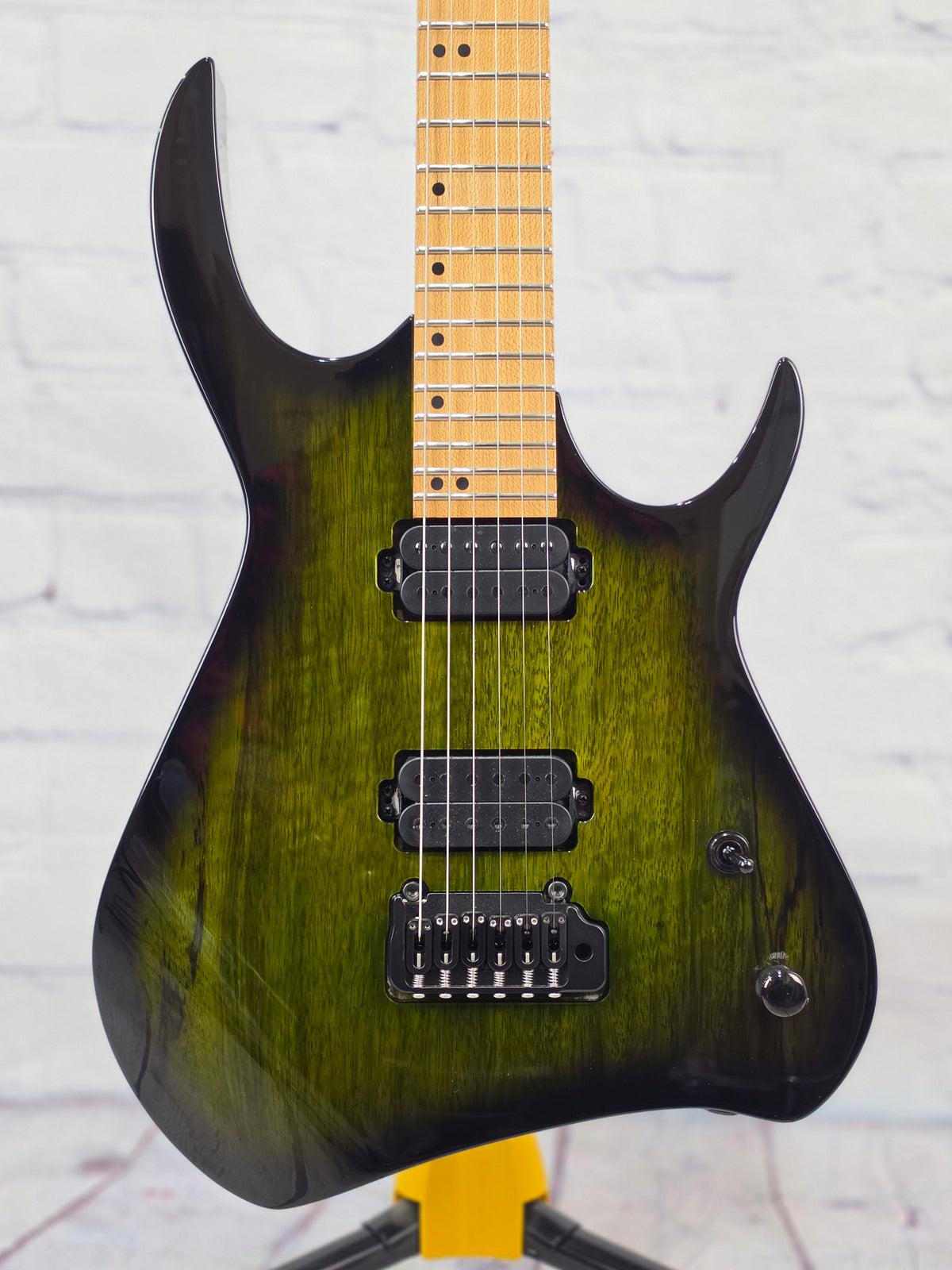 USED Kiesel Kyber 6 String Electric Guitar Moss Green Smokeburst