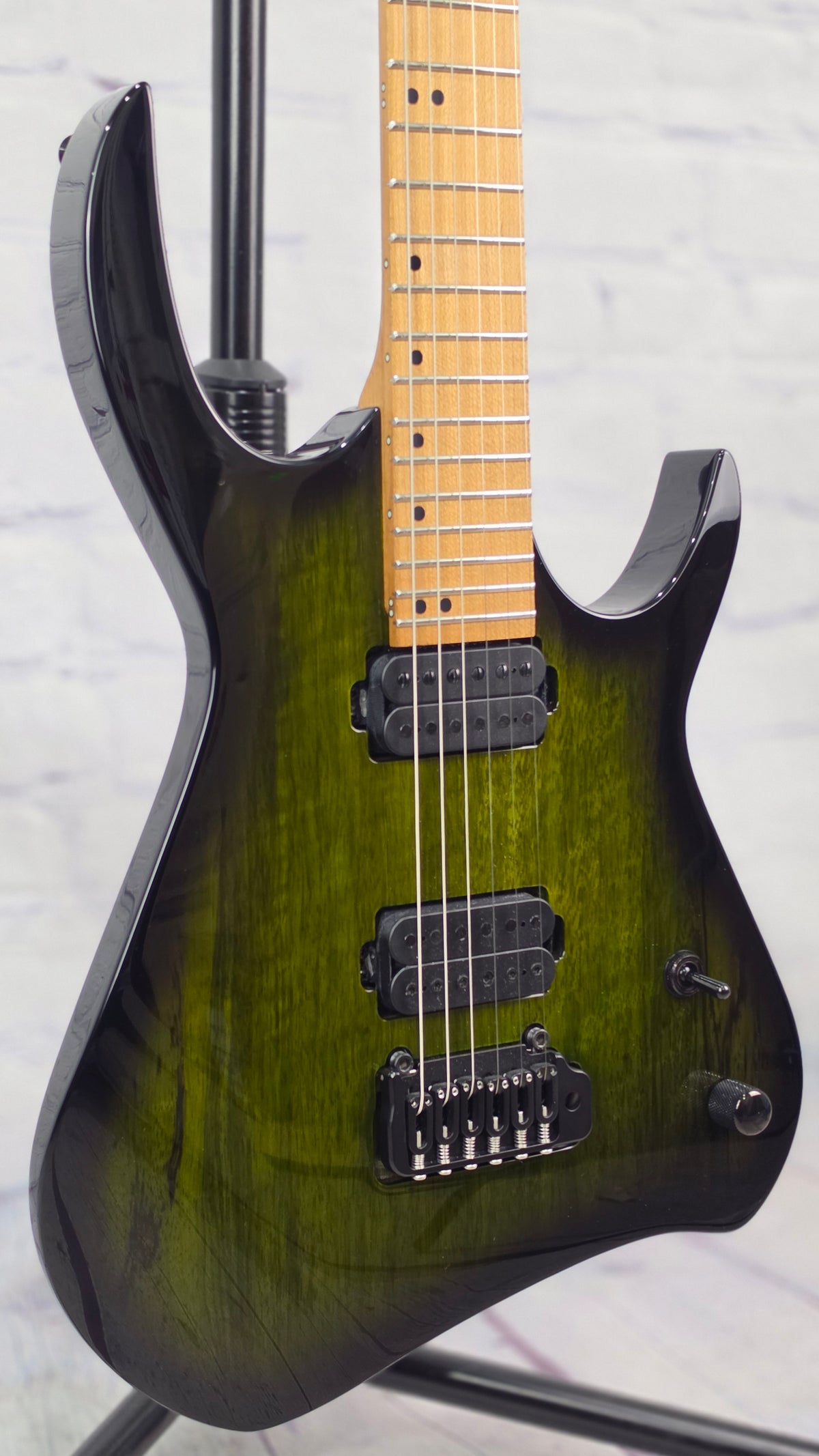 USED Kiesel Kyber 6 String Electric Guitar Moss Green Smokeburst