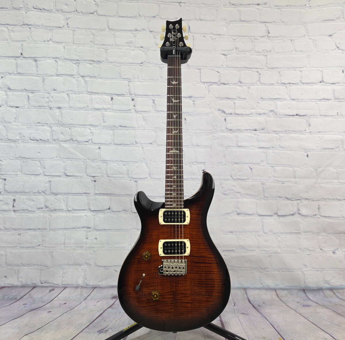 Paul Reed Smith PRS Guitars SE Custom 24 Left-Handed 6 String Electric Guitar Black Gold
