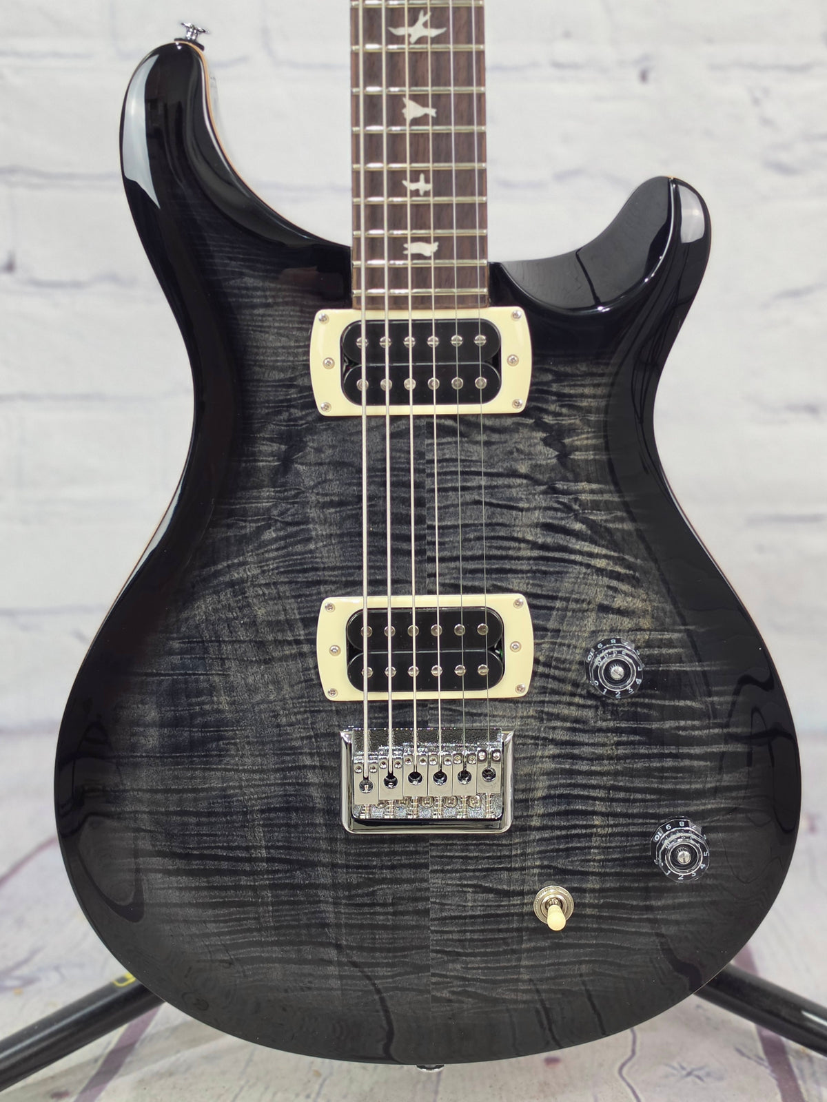 Paul Reed Smith PRS Guitars SE 277 Baritone 27.7" 6 String Electric Guitar Charcoal Burst