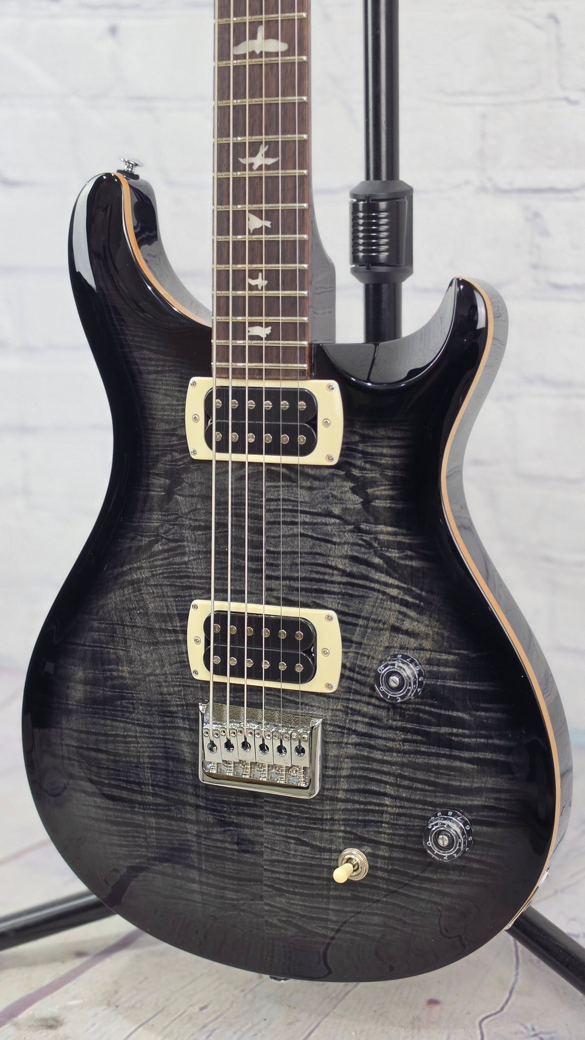 Paul Reed Smith PRS Guitars SE 277 Baritone 27.7" 6 String Electric Guitar Charcoal Burst