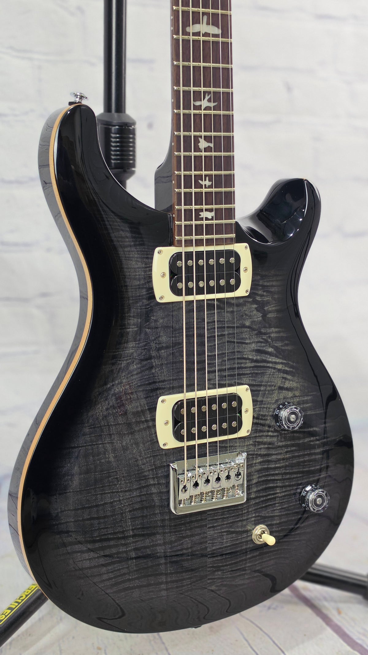 Paul Reed Smith PRS Guitars SE 277 Baritone 27.7" 6 String Electric Guitar Charcoal Burst
