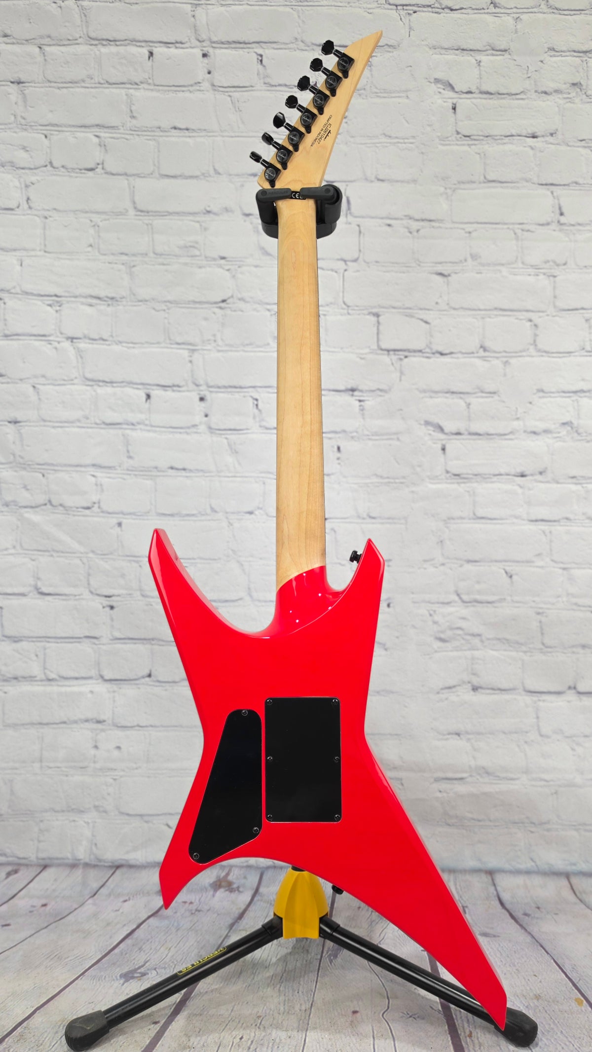 Jackson Guitars Pro Series Signature Dave Davidson Warrior WR7 Ebony 7 String Electric Guitar Racing Red