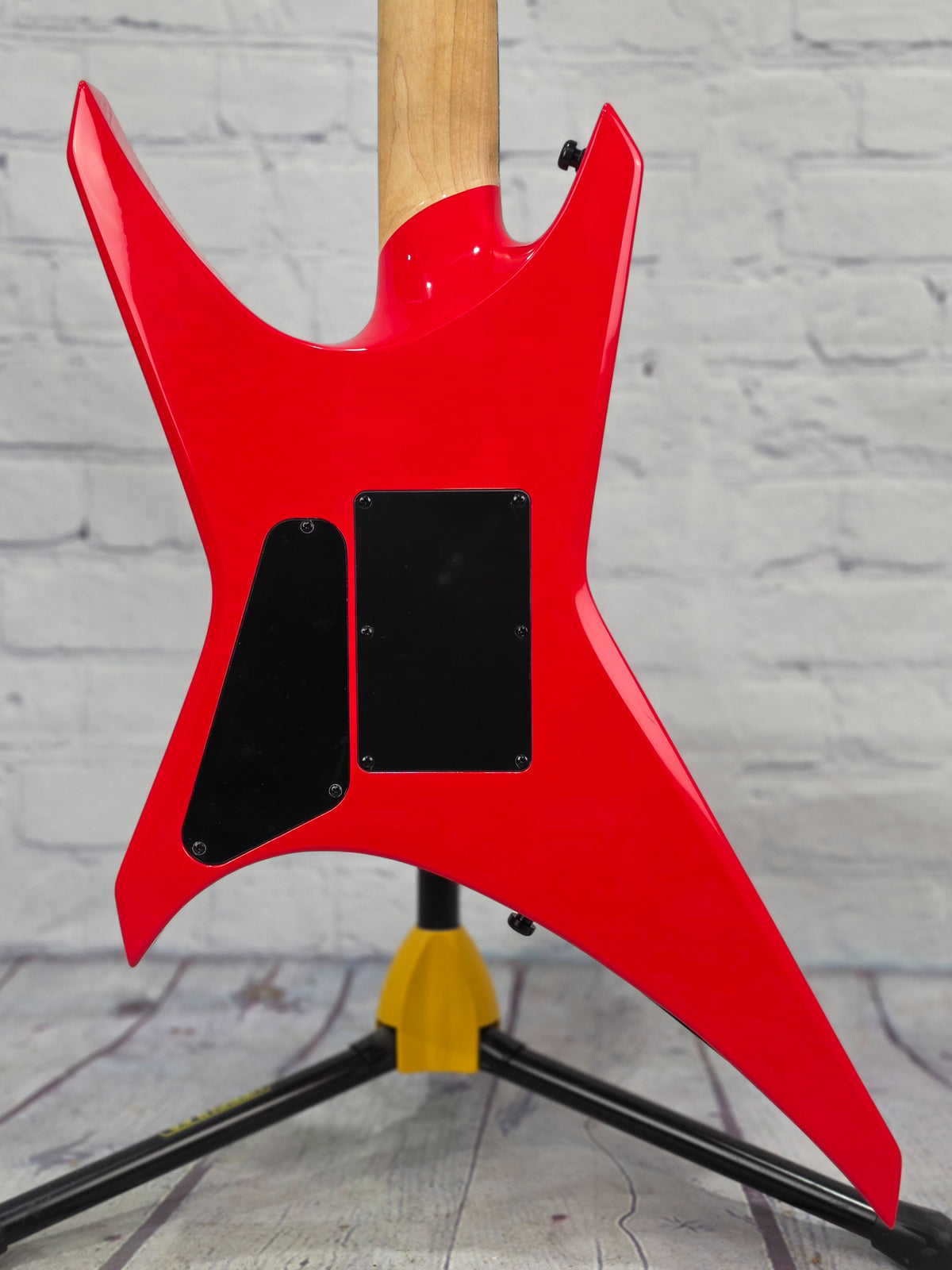 Jackson Guitars Pro Series Signature Dave Davidson Warrior WR7 Ebony 7 String Electric Guitar Racing Red