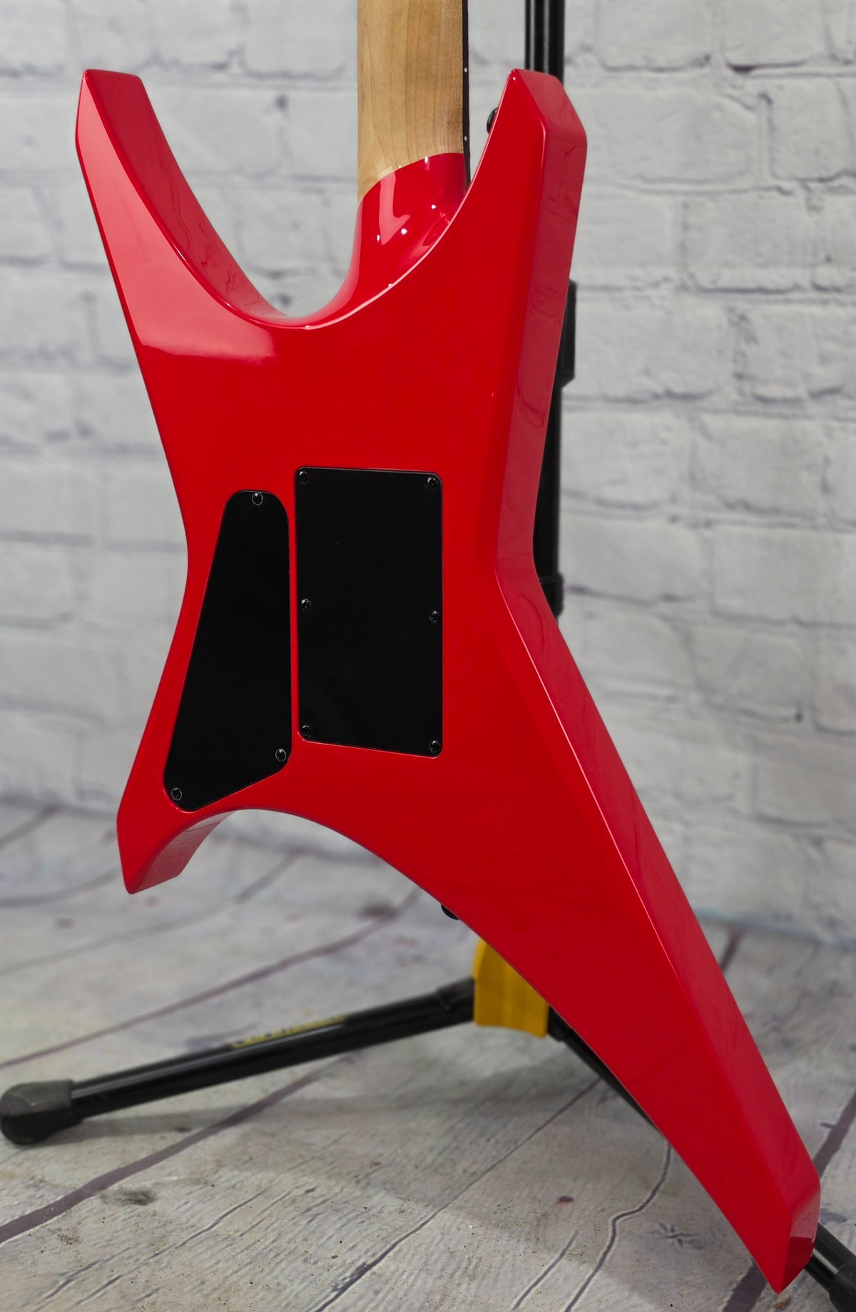 Jackson Guitars Pro Series Signature Dave Davidson Warrior WR7 Ebony 7 String Electric Guitar Racing Red