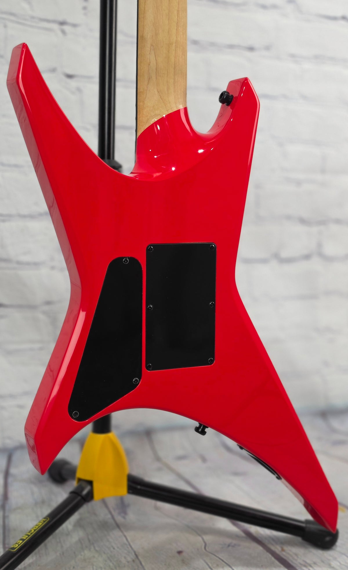Jackson Guitars Pro Series Signature Dave Davidson Warrior WR7 Ebony 7 String Electric Guitar Racing Red