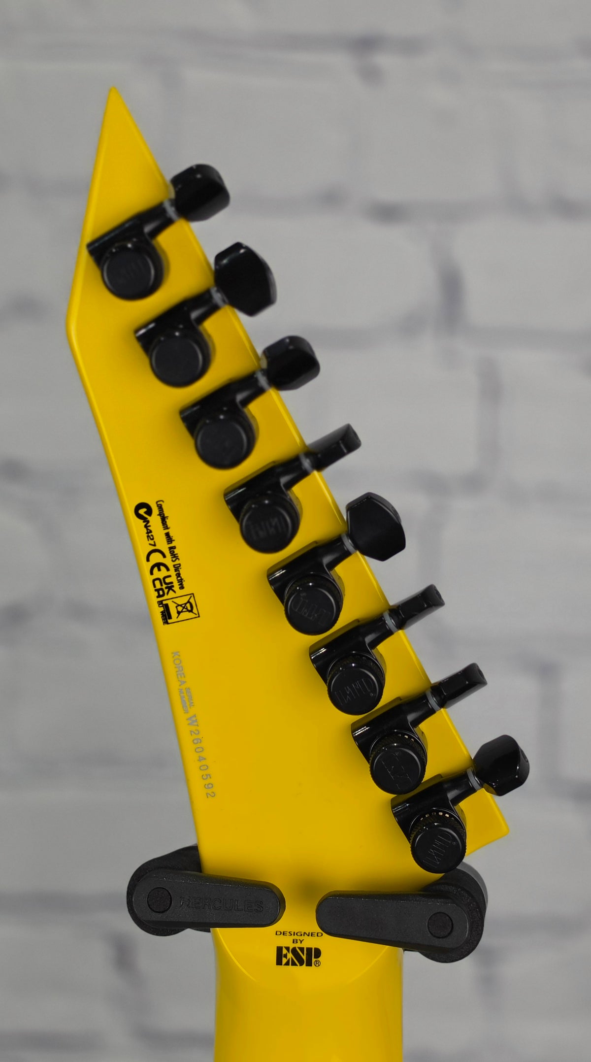 ESP LTD Stephen Carpenter SC-608B Signature 8 String Electric Guitar 27" Gloss Yellow