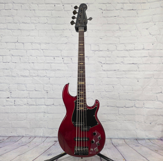 Yamaha BB735A FRD 5 String Bass Guitar Fired Red