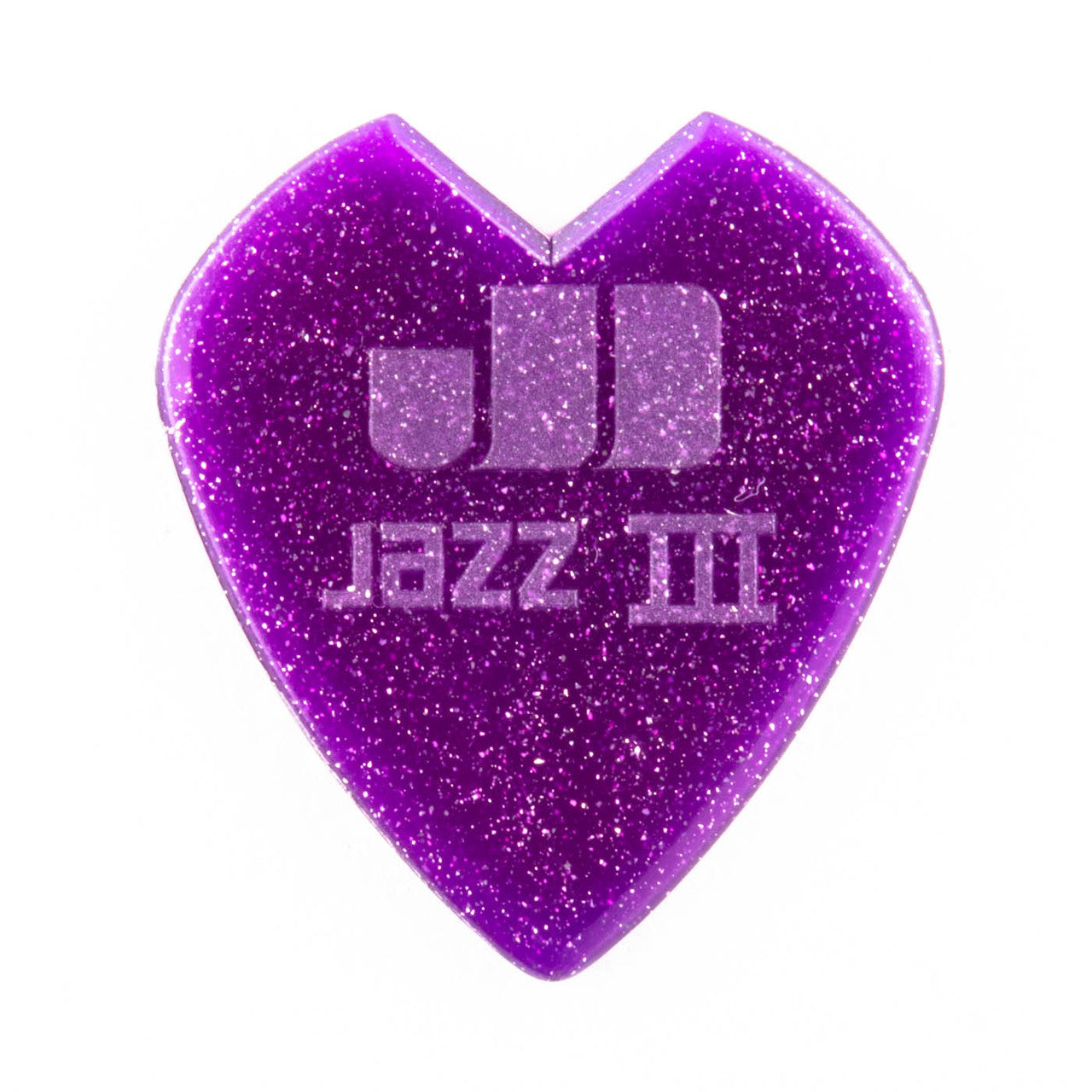 Dunlop Kirk Hammett Jazz III Picks Purple Sparkle 47PKH3NPS