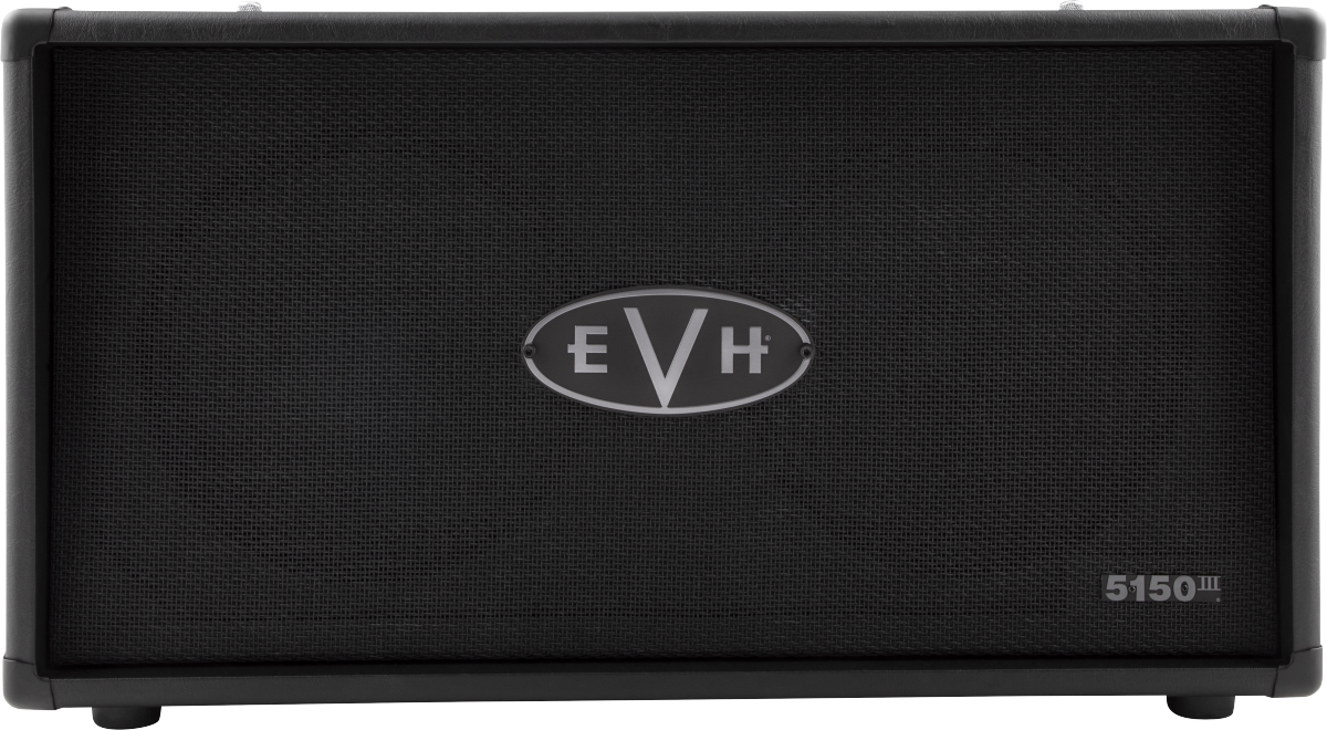 EVH 5150III 50S 2x12 Amplifier Speaker Cabinet Black Tolex