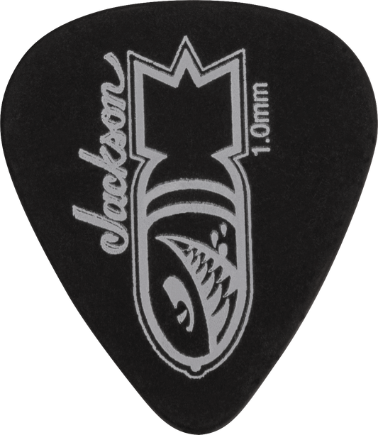 Jackson® 351 Bomb Guitar Picks Black Heavy 1.0mm
