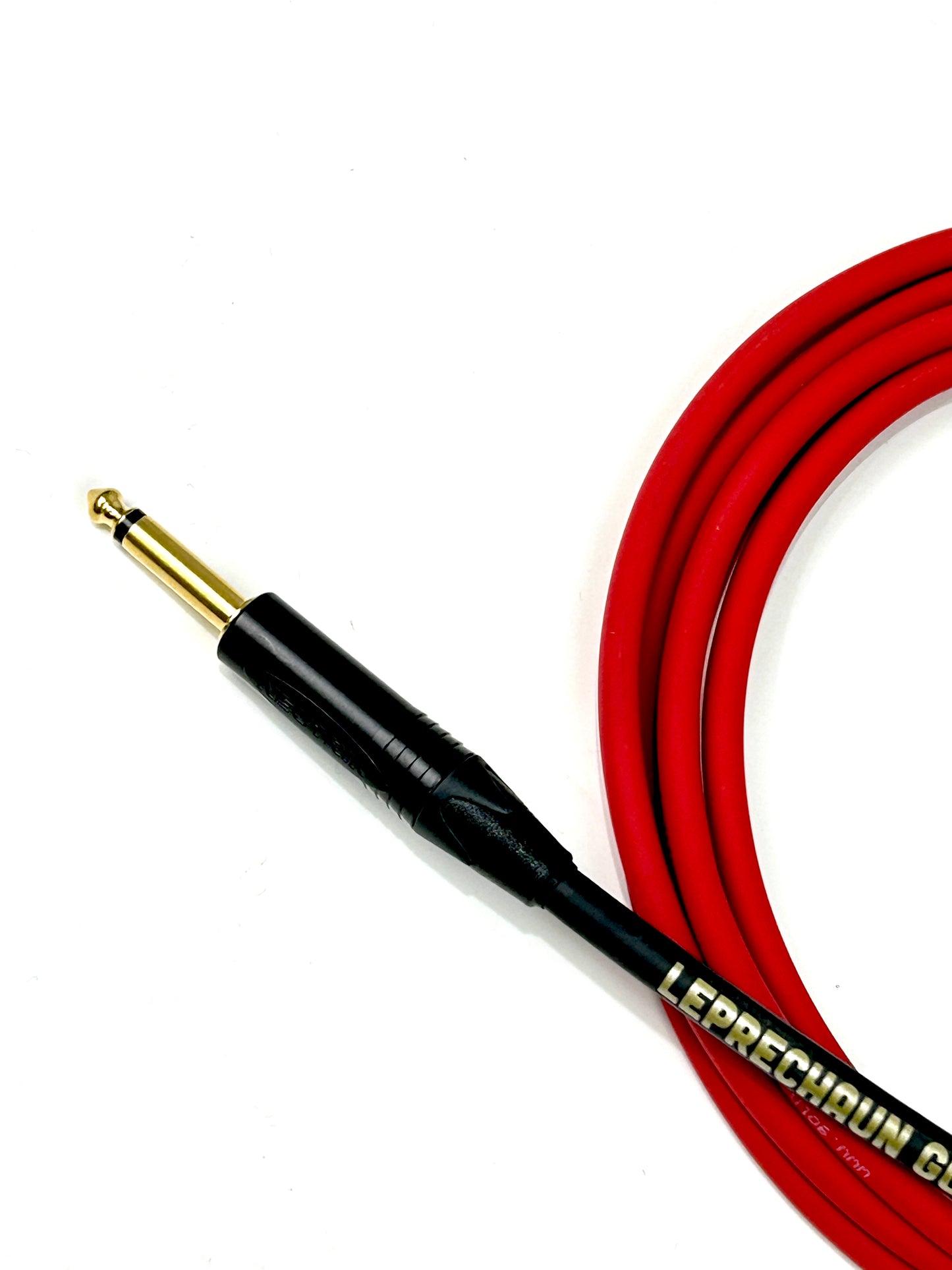 Leprechaun Gold Instrument Cable (Classic Red)