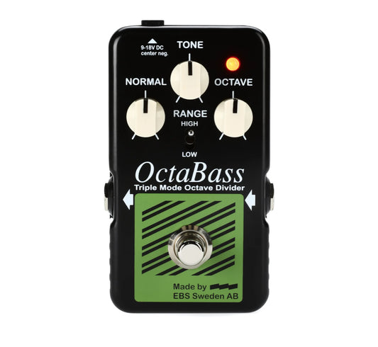 EBS OCTABASS TRIPLE MODE OCTAVE DIVIDER PEDAL (NOS)