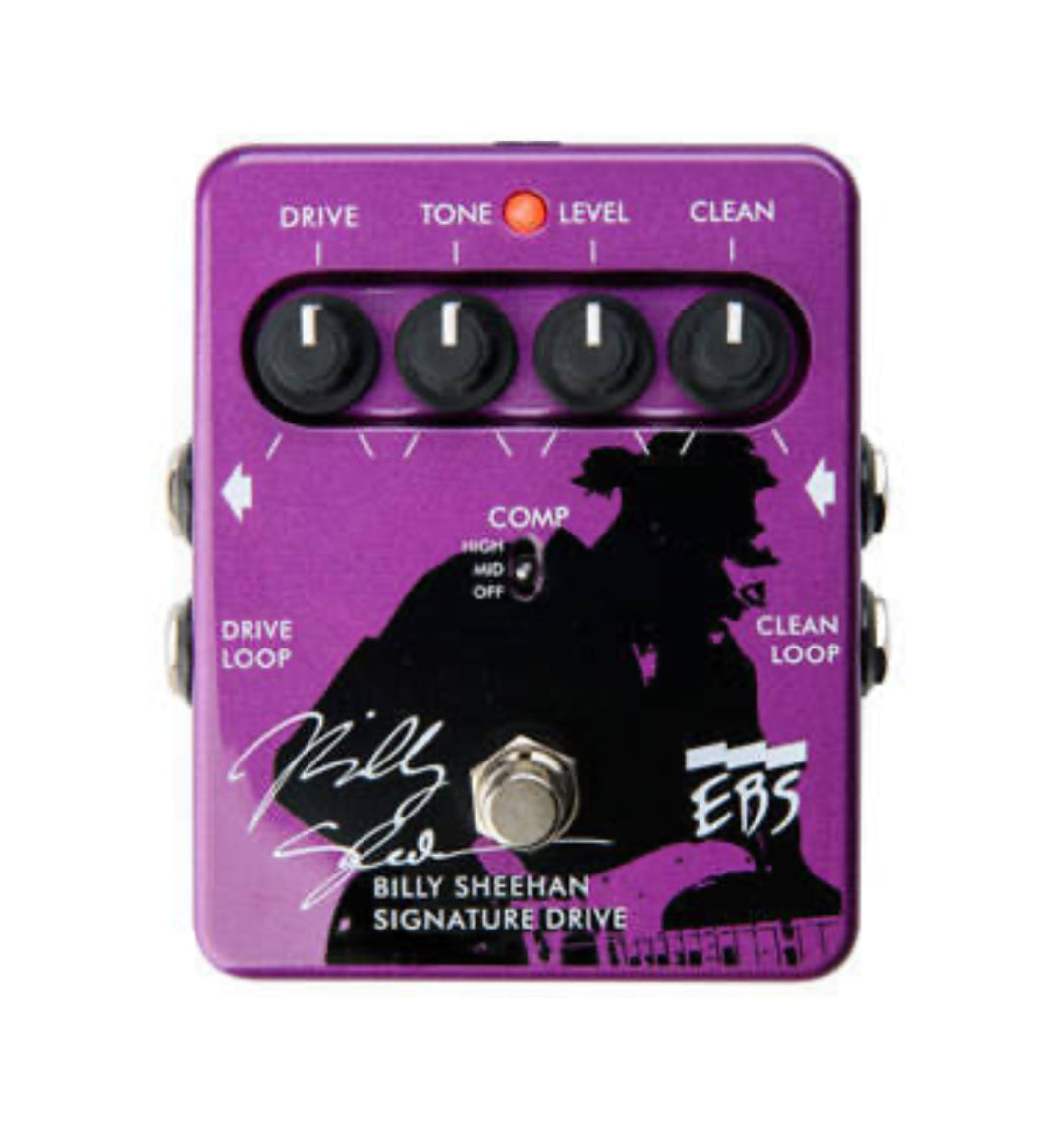 EBS BILLY SHEEHAN SIGNATURE BASS DRIVE PEDAL (NOS)
