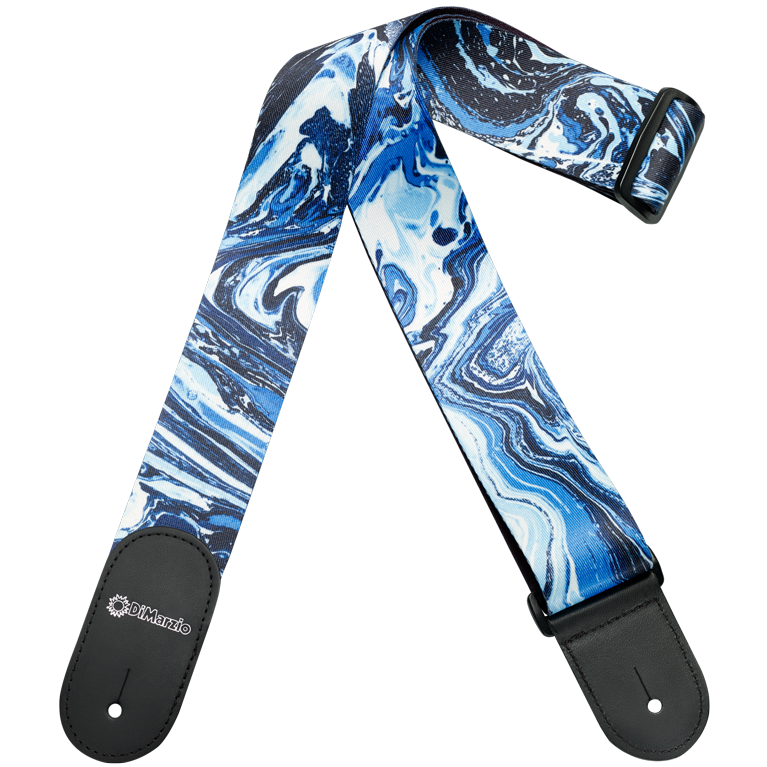 Dimarzio Steve Vai Standard Guitar Strap Blue Universe DD3140