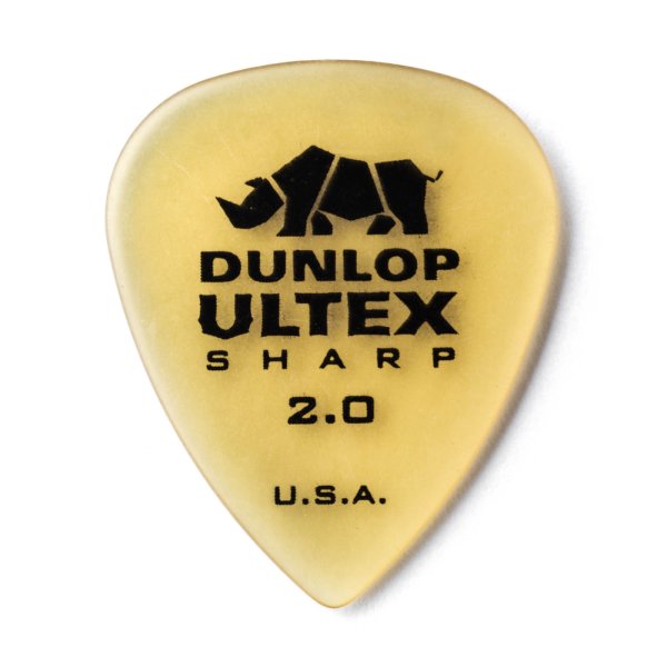 Dunlop Ultex Sharp 2.0mm Guitar Picks (6 Pack)