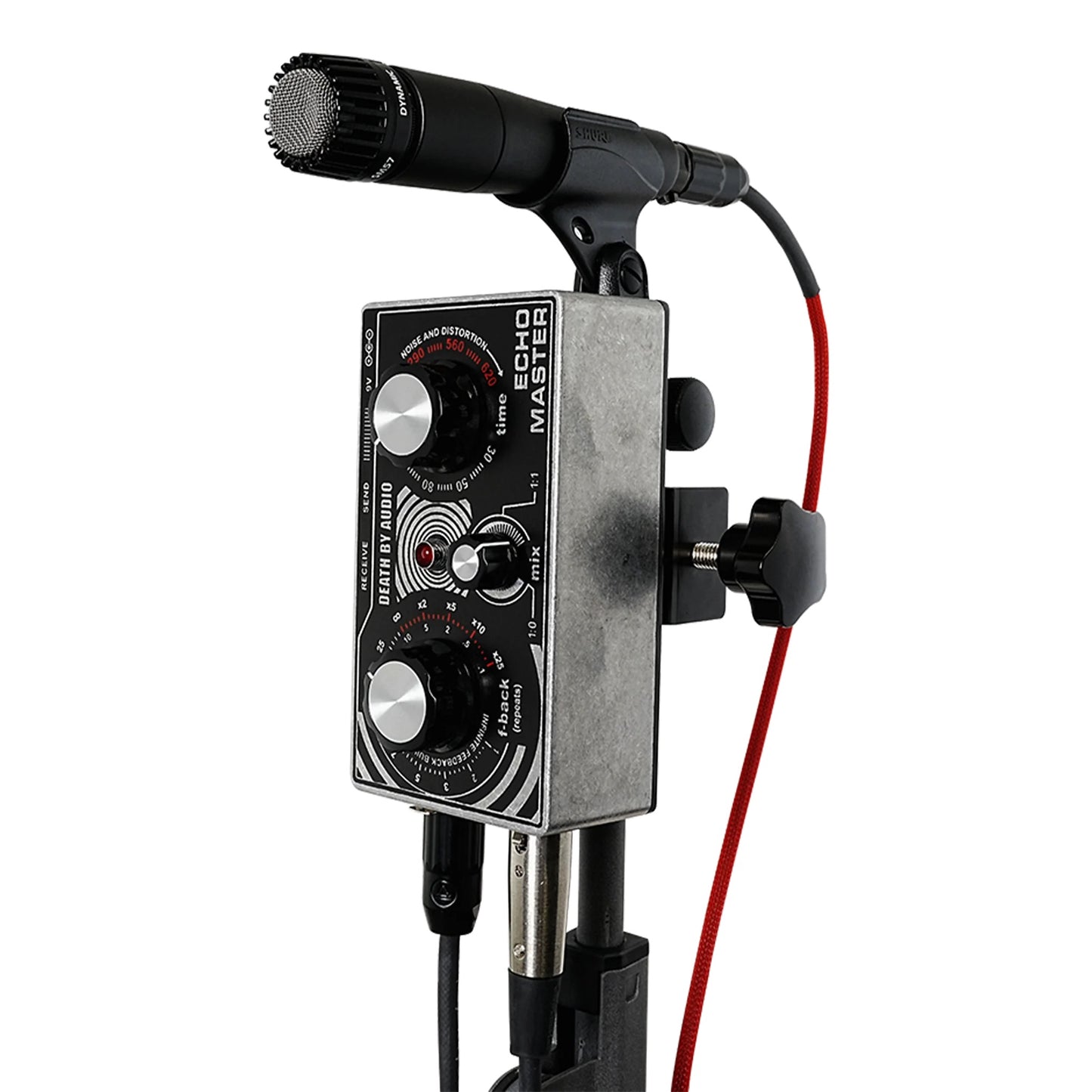 Death by Audio Echo Master Lo-Fi Analog Tape Delay Pedal (with mic clip)