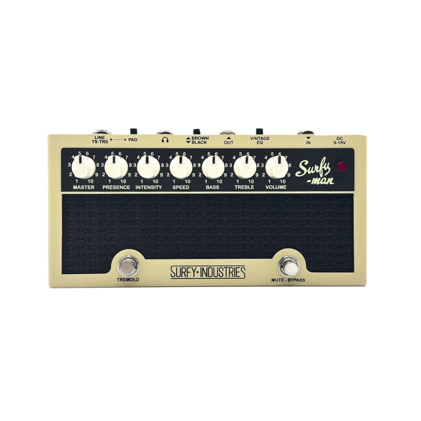 Surfy Industries SurfyMan Brownface Amp Emulator Pedal