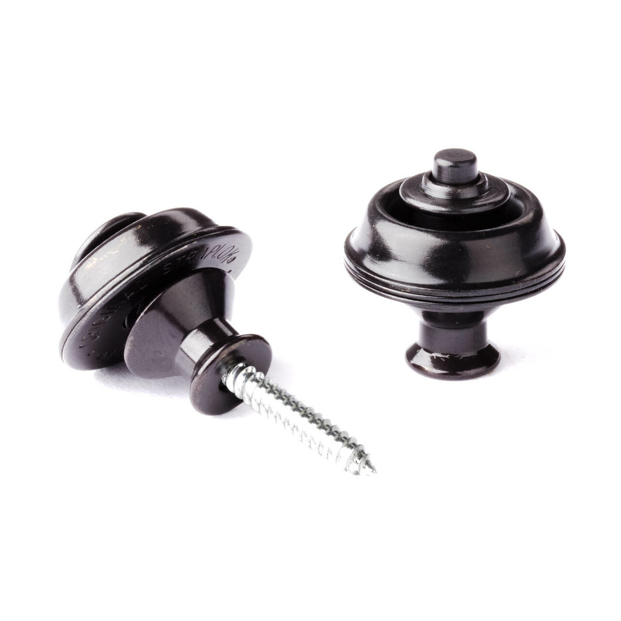 Dunlop STRAPLOK® Strap Locks Retainers Traditional (Black Oxide)