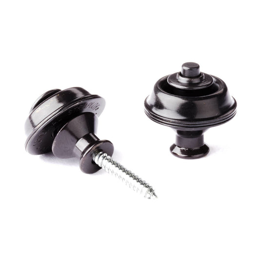 Dunlop STRAPLOK® Strap Locks Retainers Traditional (Black Oxide)