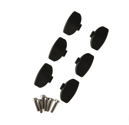 Paul Reed Smith PRS Phase III Wing Tuner Buttons OEM Replacement Parts - Black (6)