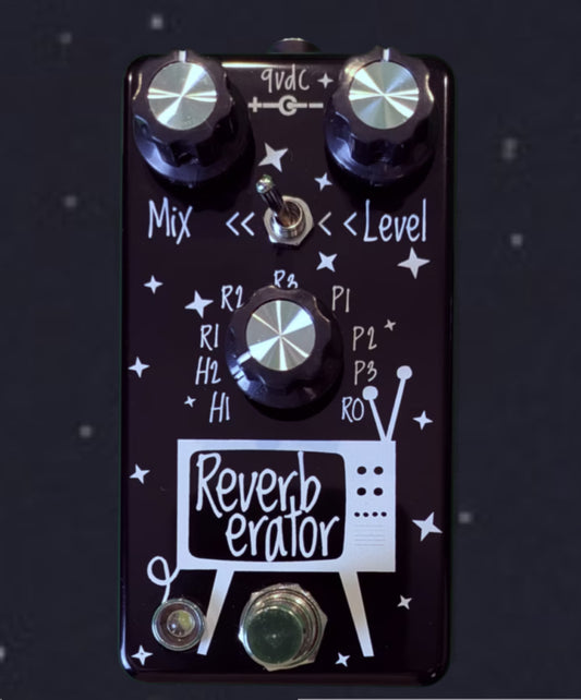 Dr. Scientist Reverberator Black TV Reverb Pedal