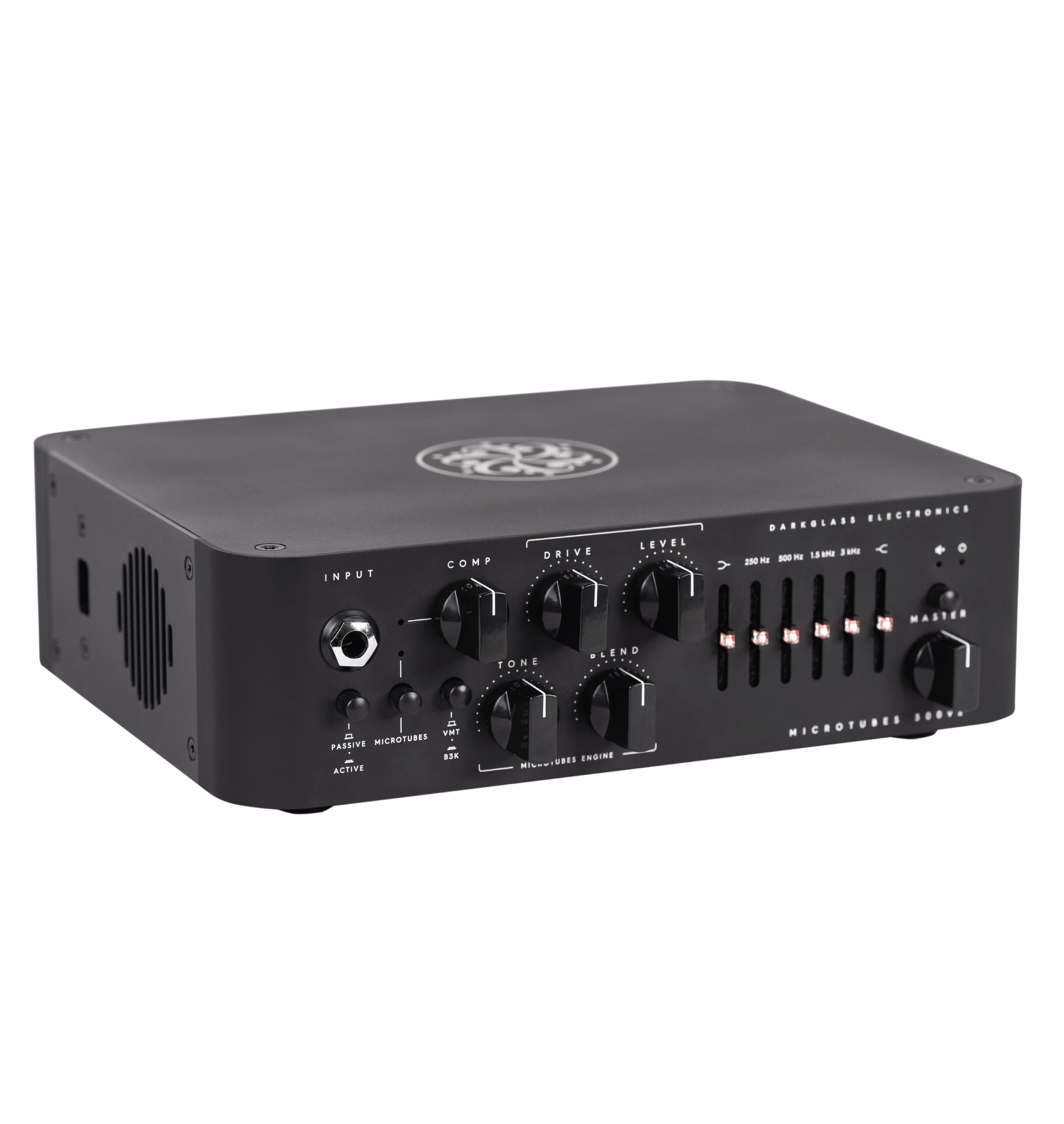 Darkglass Microtubes 500 V2 with new black finish.  Available through Leprechaun FX in Edmonton.