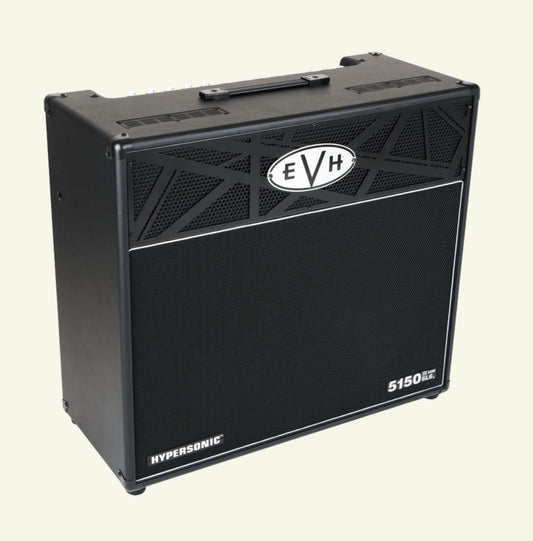 EVH Guitars 5150III Hypersonic 6L6 2x12 Combo Guitar Amplifier w/Footswitch Black